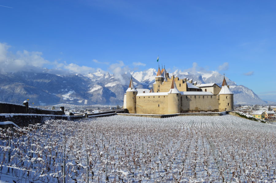 Château d'Aigle en hiver